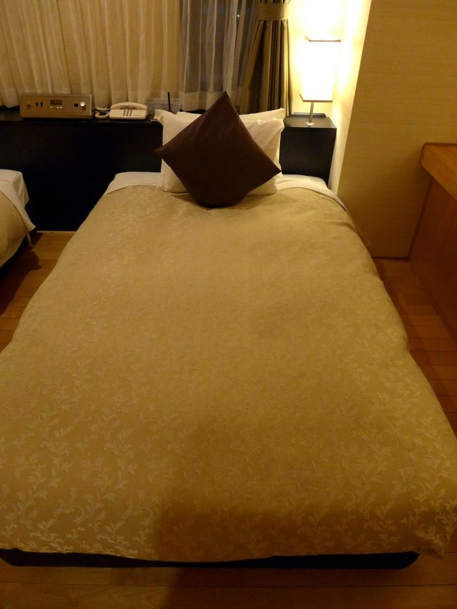 程よい大きさのベッドです