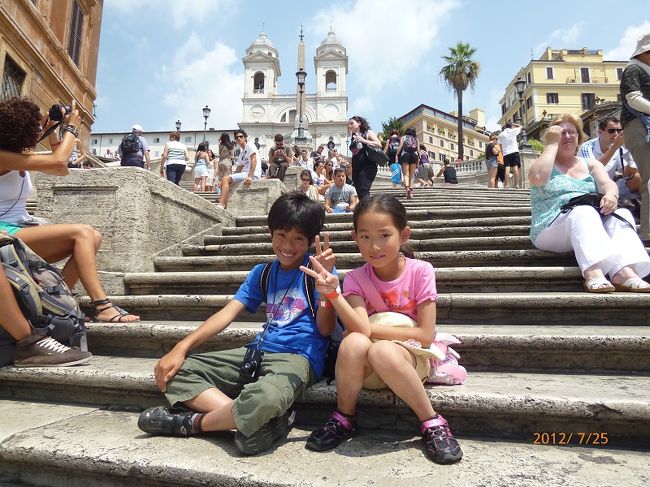 スペイン階段、アイスは買いませんでした。