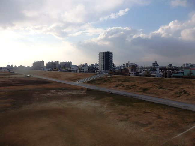 日本の旅 関西を歩く 大阪市淀川区の新十三大橋(しんじゅうそうおおはし)周辺