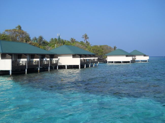 水上コテージもある。