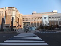 札幌駅の建物が見えてきました。