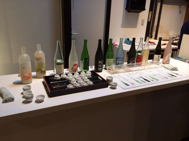 試飲は手酌で好きなだけ