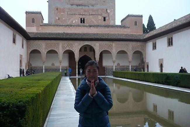 グラナダ、<br />アルハンブラ宮殿、再び。