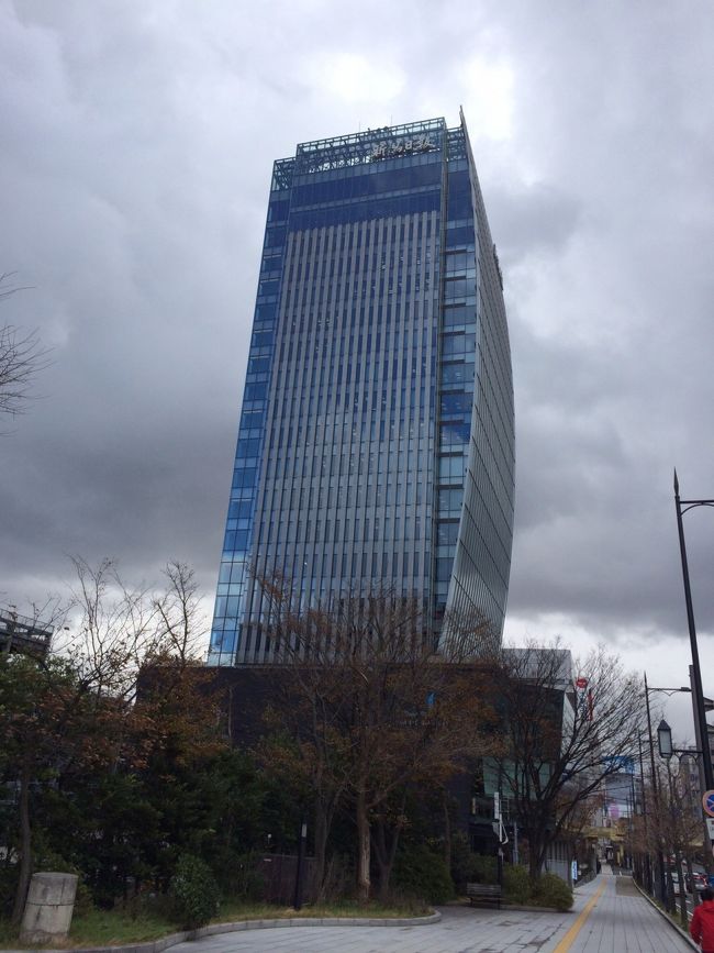 橋の手前にあるメデァアシップです