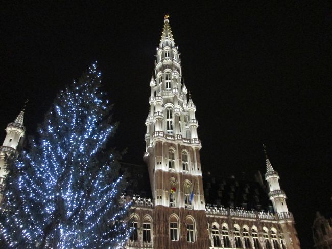 相変わらず美しい市庁舎とクリスマスツリー。