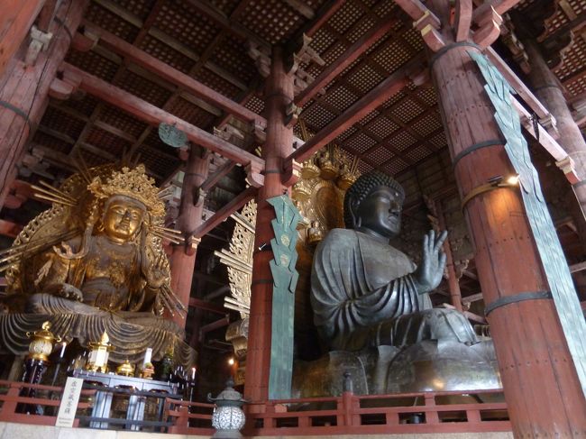 大仏殿の中は混雑もなく、すいていました。
