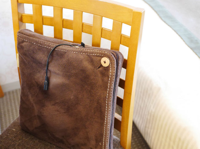 ルルドマッサージクッションも付いています。