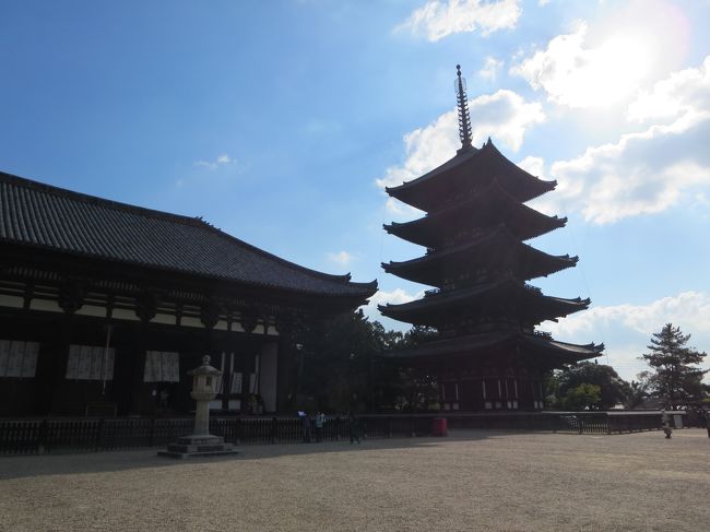 まずは、興福寺をめざします。