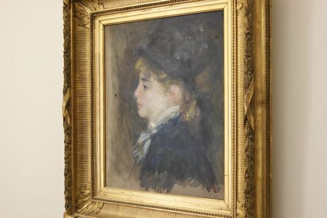 ルノアール『モデルの肖像』。