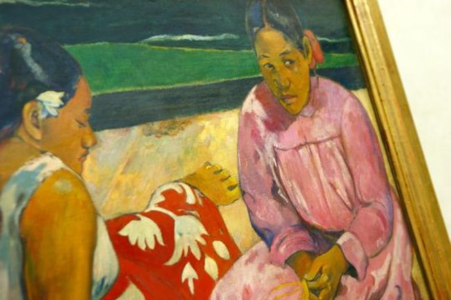 ゴーギャン『タヒチの女』。