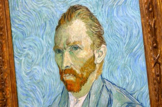 ゴッホ『自画像』。
