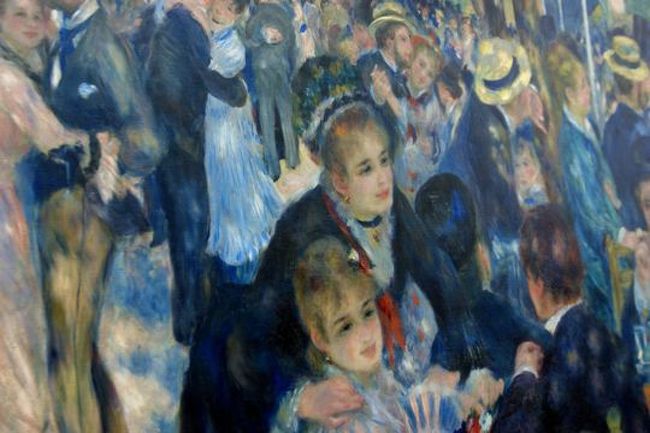 ルノアール『ムーラン・ド・ラ・ギャレットの舞踏場』