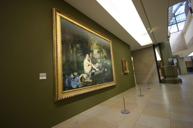 マネ『草上の昼食』。