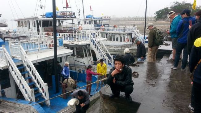 船着き場に到着。