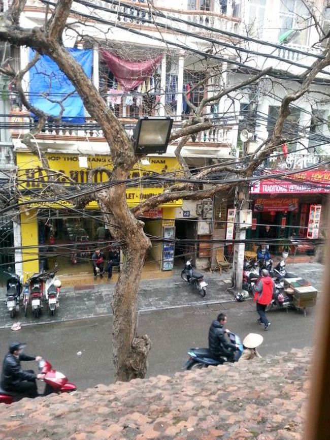 旧家保存館の二階からの眺め。