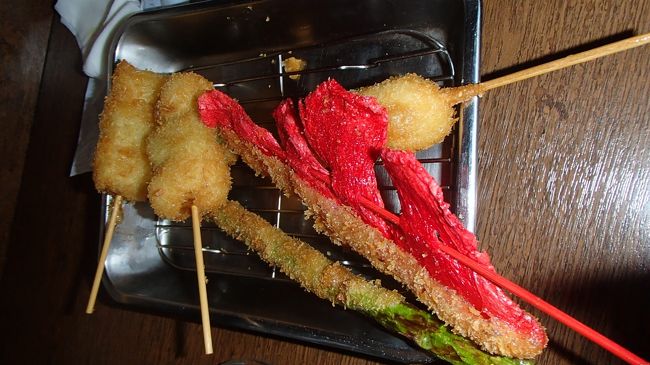紅しょうがのフライは関西人以外からは斬新だったみたい。