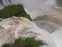 アルゼンチン側とブラジル側の違いを敢えて申せば、


悪魔の喉笛を上から見下ろすか（アルゼンチン）

.....下から見上げるか（ブラジル側）の違いでしょうか.......。