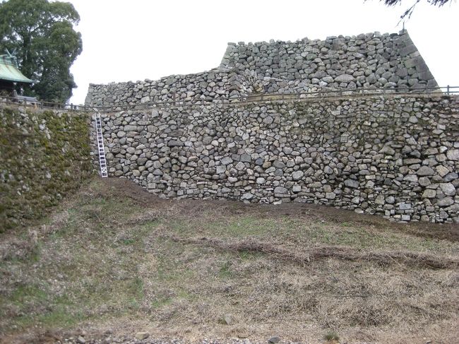 つわ者どもの夢のあと。この上に天守閣があったのでしょうか。