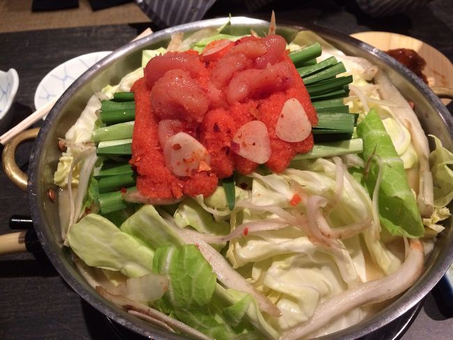 明太もつ鍋二人前です。<br />あとから野菜とかモツとか追加出来ます！<br />最初の注文は少な目でも良いかと。