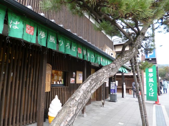 東大寺のそばには夢風ひろばという喫茶、レストランなどの店があり、ひといきつきました。