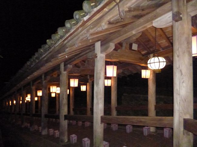 回廊がずっとつづいています