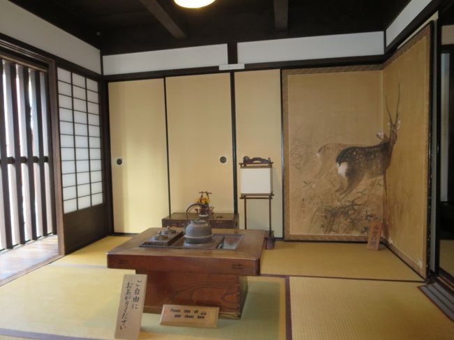 鹿のついたてが、奈良らしいですね！