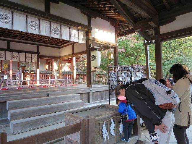 手向山神社で、お参りされてるＪＯＥＣＯＯＬさん。