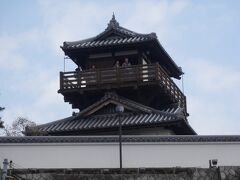 五月山動物園へ歩いて向かう道すがら、右手に池田城が見えます。