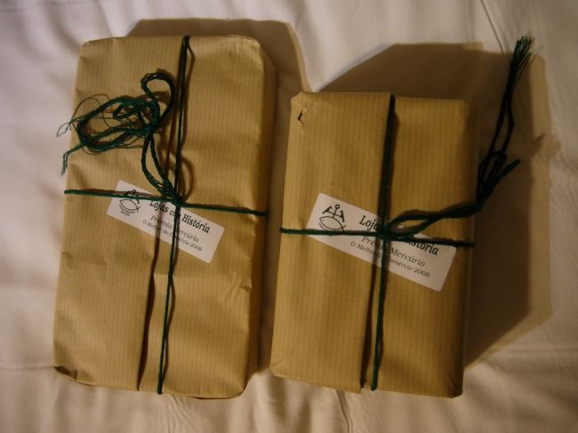 うれしいのはこんな風に素敵にラッピングしてくれること。<br />