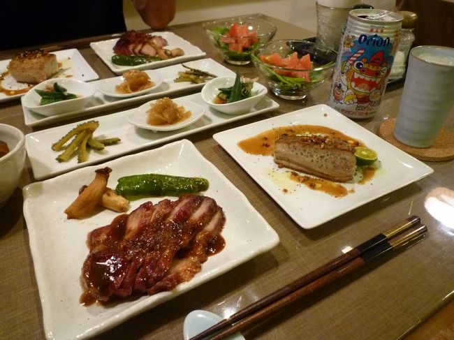 夕食は素材にこだわったオーナーの手づくり家庭料理。