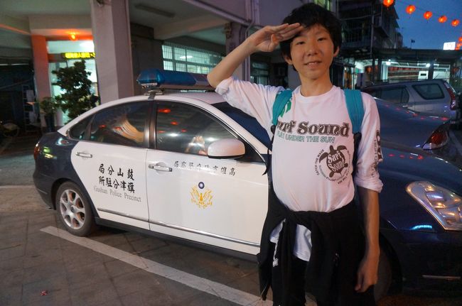 台湾のパトカー<br />