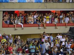 ところでブラジル国内では、サッカー等の試合会場等では、アルコール類の販売は厳禁です。（そうでなくとも死人が出るほどエキサイトするからです...）

でもカーニバルやＦ１等は上品な外国人観光客が多く、またビール会社がスポンサーをしている関係でアルコール販売が認められています。