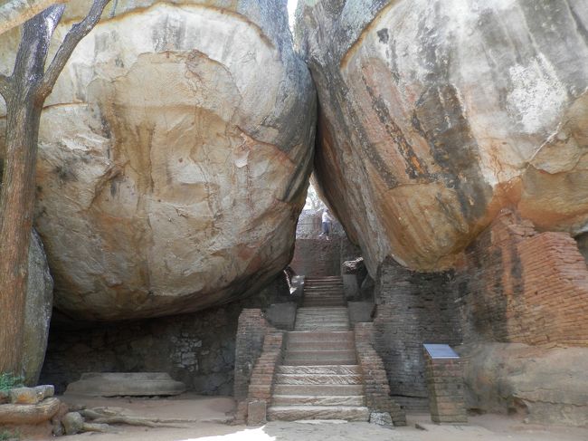 ひたすら階段を登りつづけます。<br />運動不足なのでしんどい。。<br /><br />現地の小学生たちも遠足で来てたりして、<br />どんどん追い越されるので負けられない！！