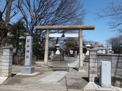 「萩中神社」。

ここには、１番「萩中・東官守稲荷神社」があります。
「身体安全」の稲荷。

今日は、羽田にある「羽田七福いなりめぐり」をして行きます。 