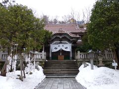 横山家の向かいにある姥神大神宮。
北海道最古の神社だそうです。