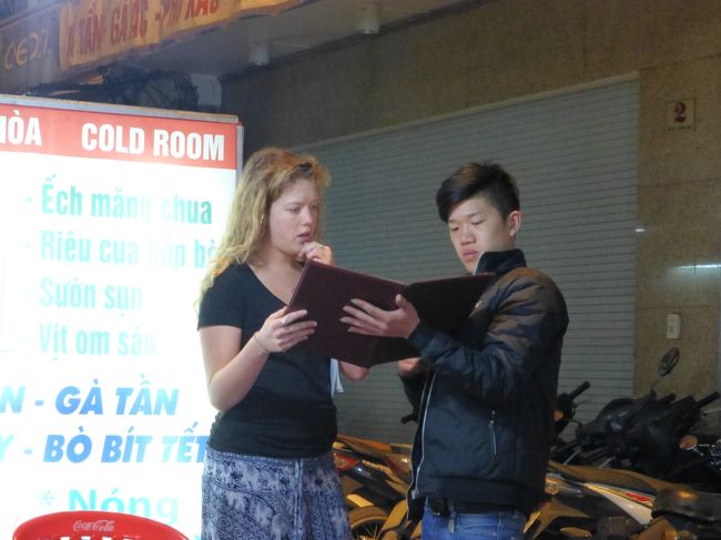 バックパッカーのお嬢さんもやってきました