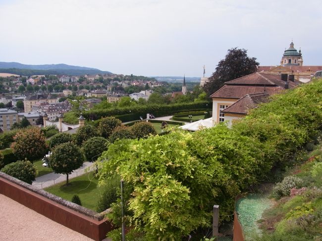 メルクの街が見下ろせます。
