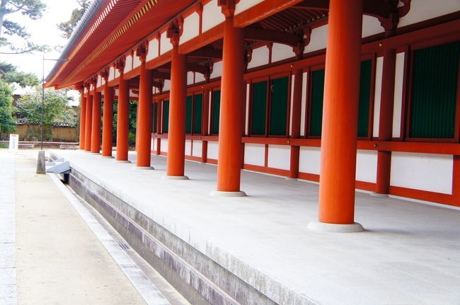 回廊を歩き・・