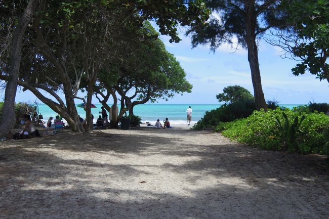 ビーチが見えてきた