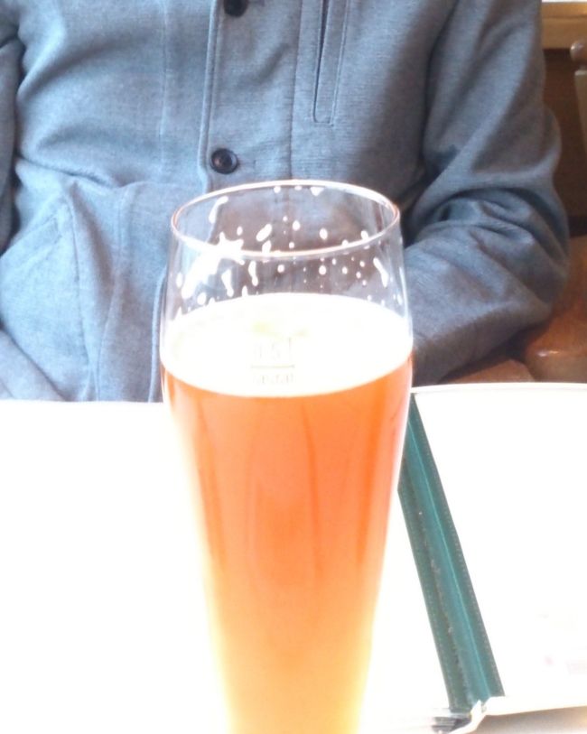 ビールで乾杯！