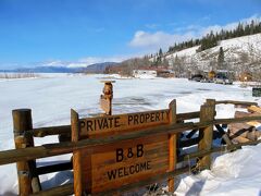 ヘインズ・ジャンクションから約1時間で、本日の宿 “クルアニB&B （Kluane Bed & Breakfast）”に到着です。