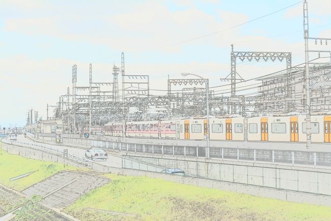 平城宮跡は世界遺産だってのに<br />その中を近鉄電車がじゃんじゃん<br />走ってるってのもオドロキ！<br />踏切まである〜。