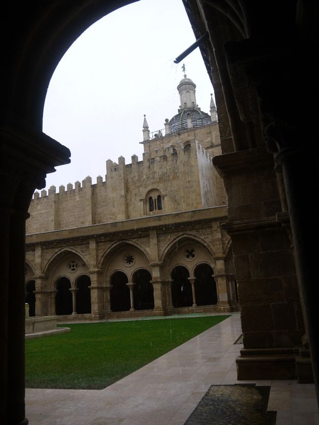 土砂降りで雨樋からは滝の様に水が流れてくる。