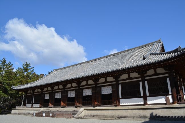 礼堂はちょー長い建物。<br /><br />隣の鼓楼に安置された<br />仏舎利を礼拝するための堂で、<br />内部に釈迦如来立像と日供舎利塔を<br />安置しています。<br />