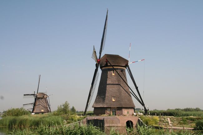 201007-05-オランダ・ベルギー・フランス3か国周遊の旅(キンデルダイクの風車群)Windmills in Kinderdijk / Netherlands