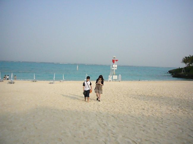 朝食後海辺を散歩