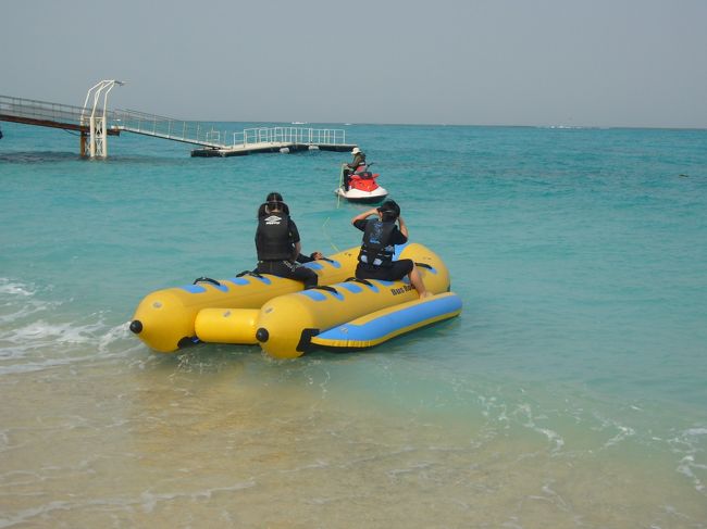 午前中マリンスポーツを楽しみました