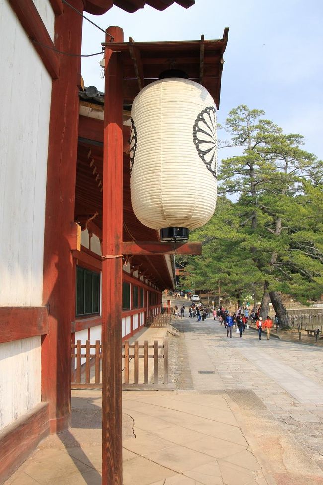 東大寺中門からみた景色です。