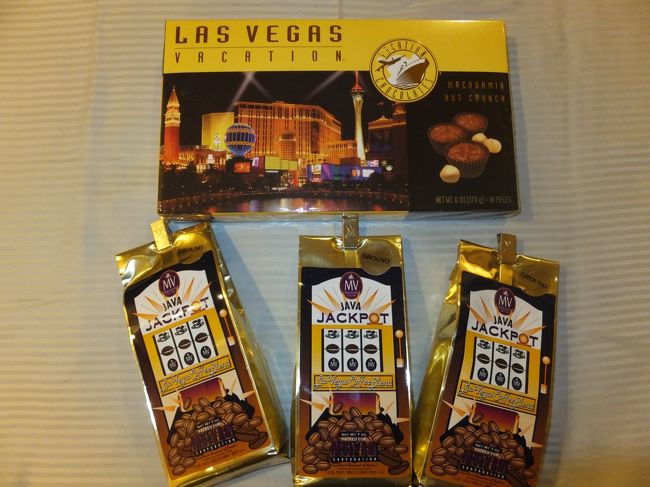 ラスベガスならではのお土産。<br />コーヒーのパッケージが気に入っています。