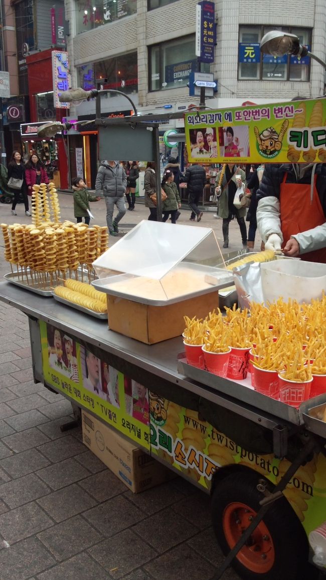 夫と息子は屋台でこれを食べてました。